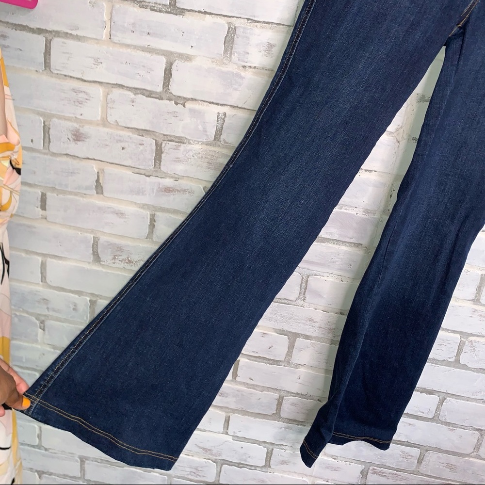 SPANX | Shapewear Blue Denim Flare Jeans Medium - Picture 4 of 14